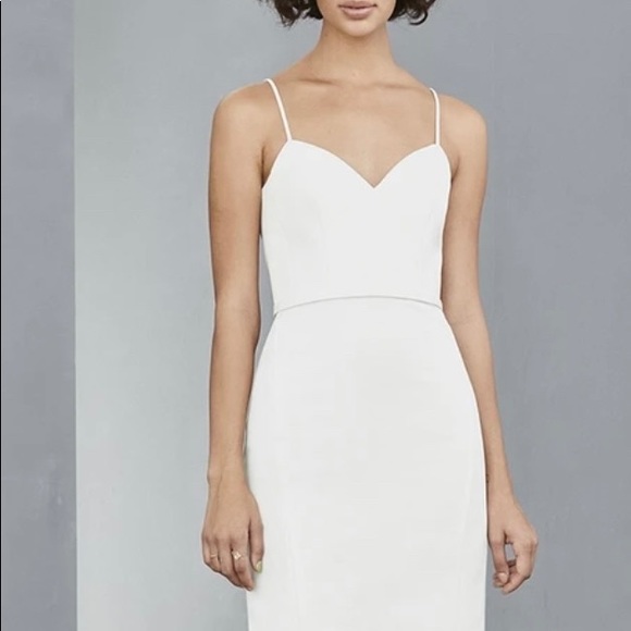 Amsale Faille Dress- Never Worn- Tags Attached - Picture 2 of 7